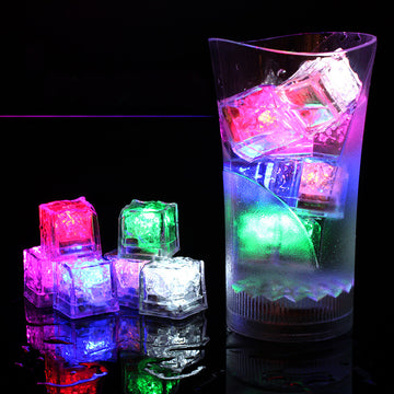 Ice cubes with light