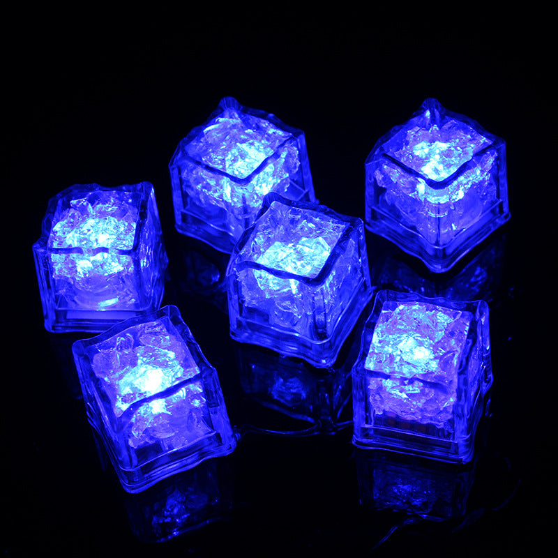 Ice cubes with light