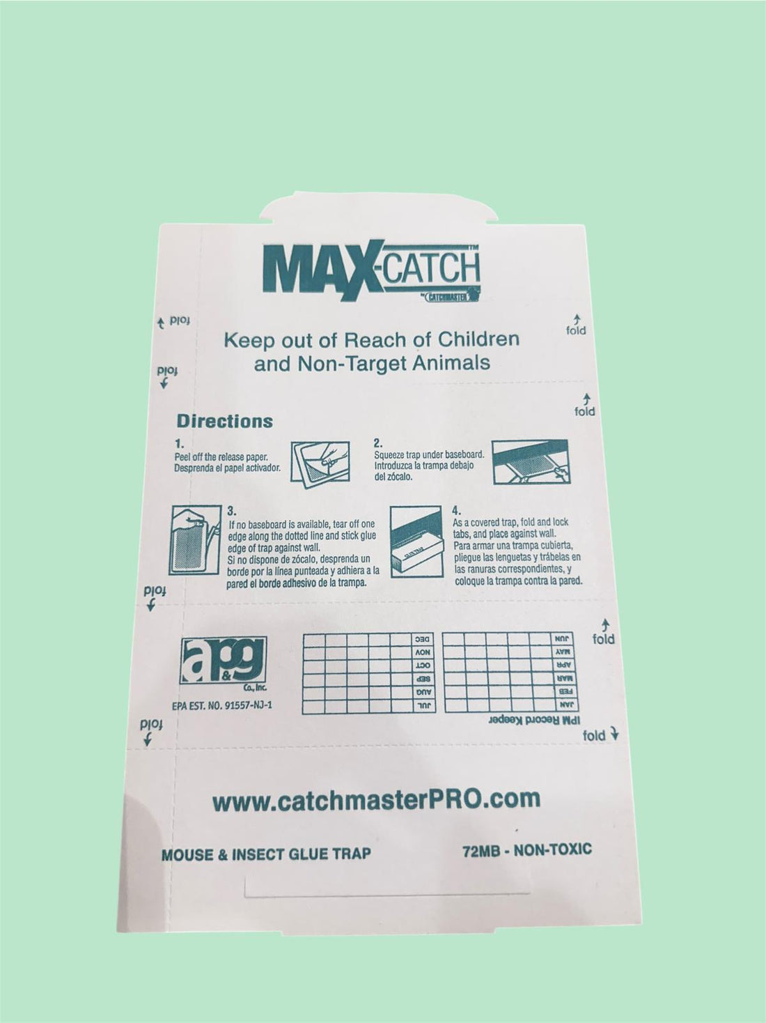 Catchmaster's Max Catch Glue Board Traps | Set of 12