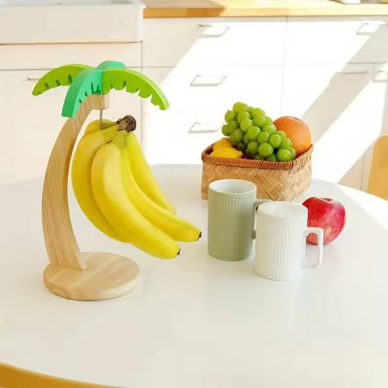 Banana Holder Stand with Palm Tree Design