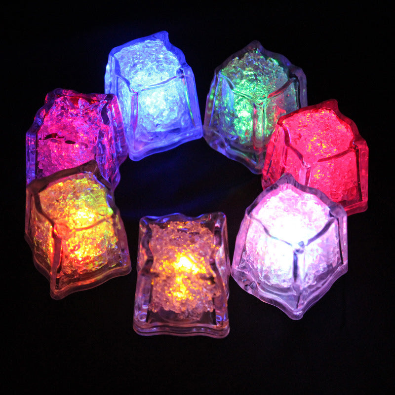 Ice cubes with light
