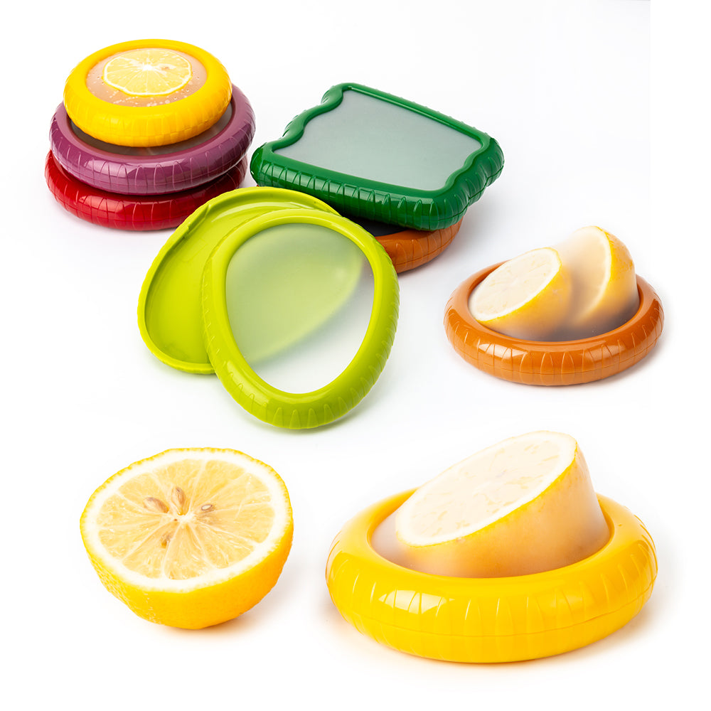 Reusable Food Savers – Silicone Fresh Covers for Fruits &amp; Veggies