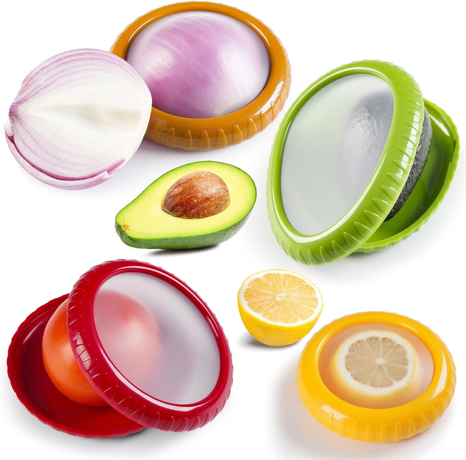 Reusable Food Savers – Silicone Fresh Covers for Fruits &amp; Veggies